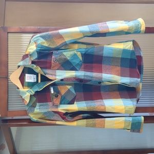 Topo Designs Women's Mountain Button-up Shirt, Small